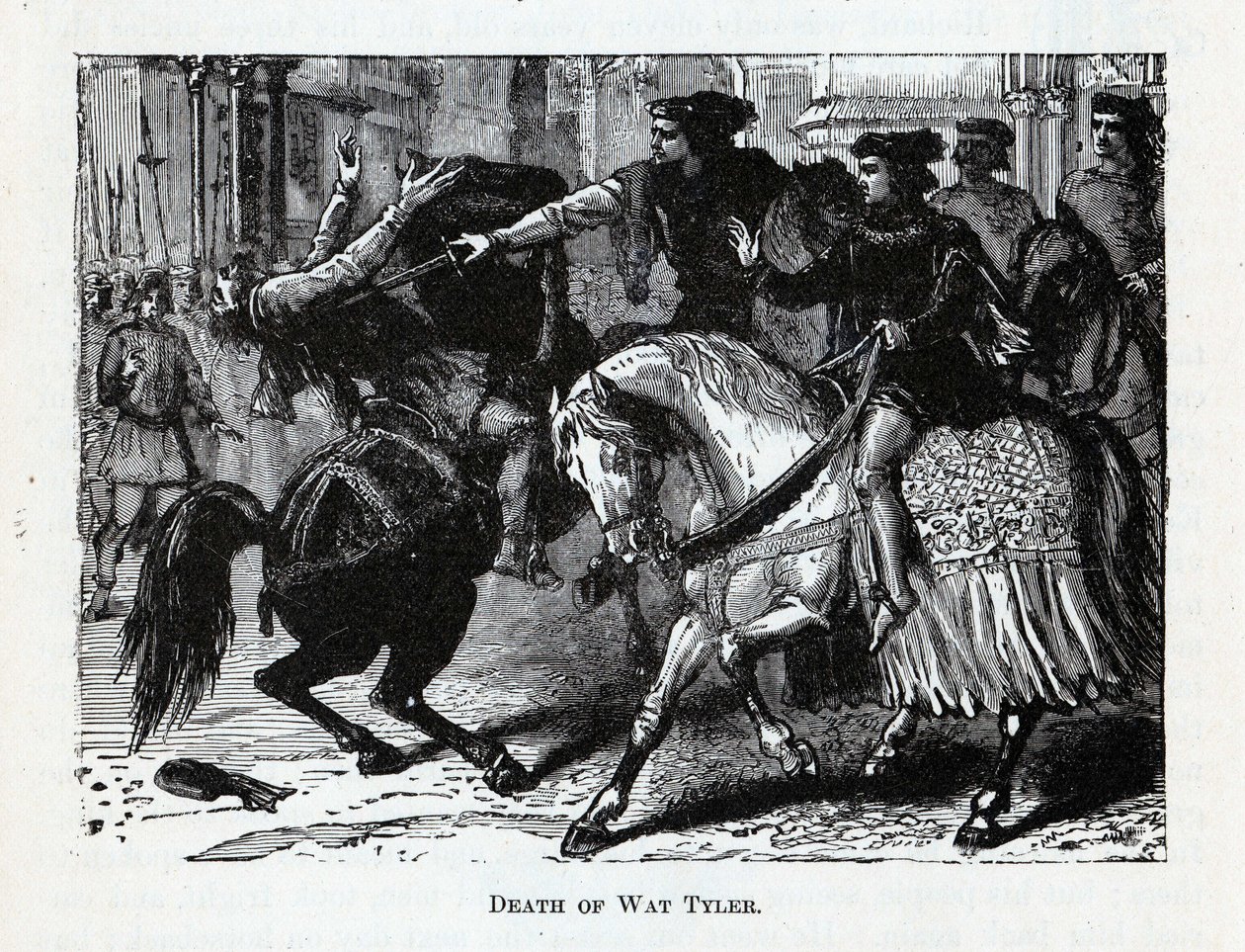 Muerte de Wat Tyler, 1882 de Unbekannt