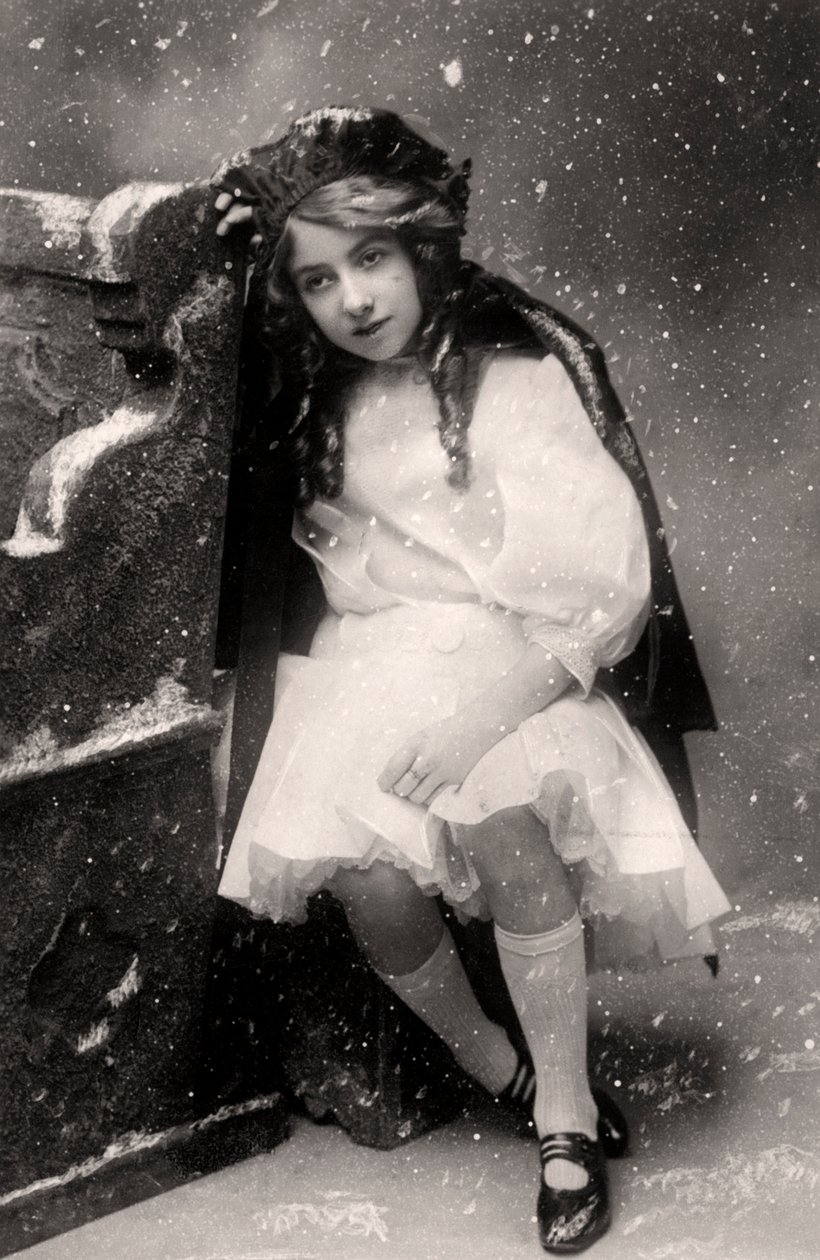 Decima Brooke en Caperucita Roja, 1907 de Unbekannt