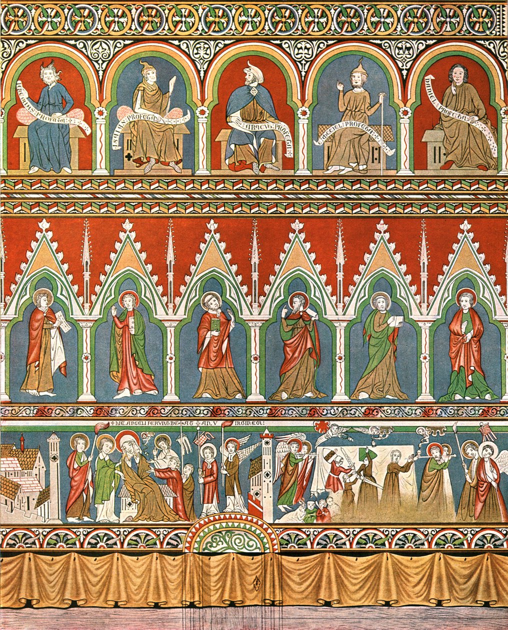 Decoración en la Iglesia Vieja de Stora Råda, Västra Götaland, Suecia, 1928 de Unbekannt