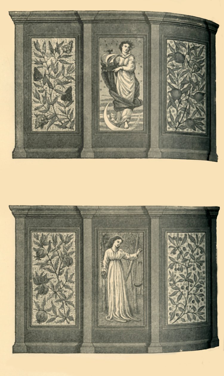 Decoraciones del Comedor Oeste, Museo de South Kensington, c. 1865, 1881 de Unbekannt