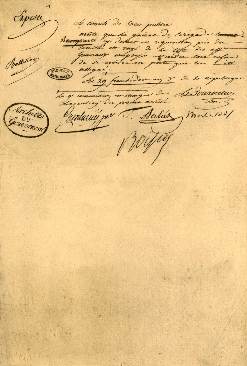 Decreto del Comité de Salud Pública, 5 de septiembre de 1795, 1921 de Unbekannt
