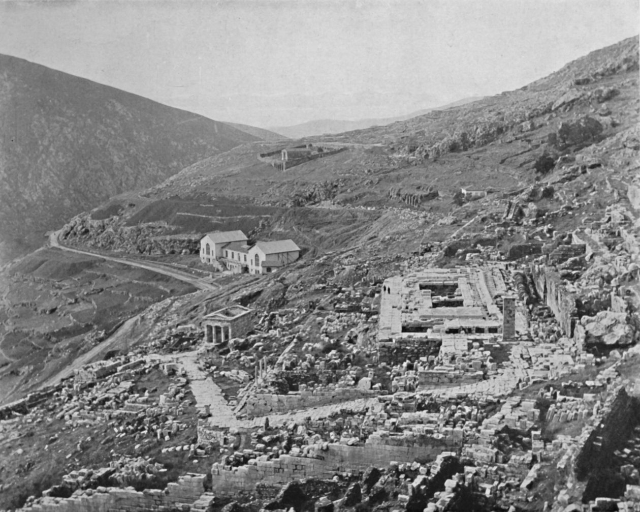 Delfos - Golfo de Corinto en la distancia, 1913 de Unbekannt
