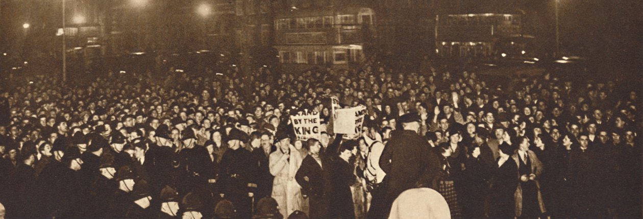 Manifestación en Whitehall, 10 de diciembre de 1936, 1937 de Unbekannt