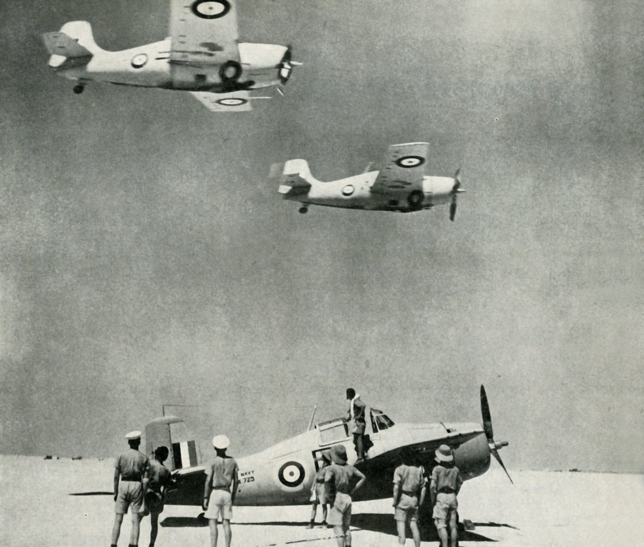 Escuadrón del desierto - aviones de la Flota Aérea durante la Segunda Guerra Mundial, c1943 de Unbekannt