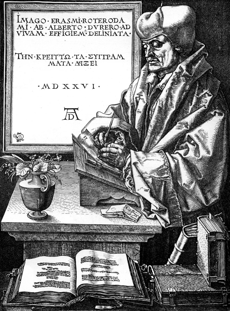 Desiderius Erasmus, autor, erudito y humanista holandés, 1893 de Unbekannt