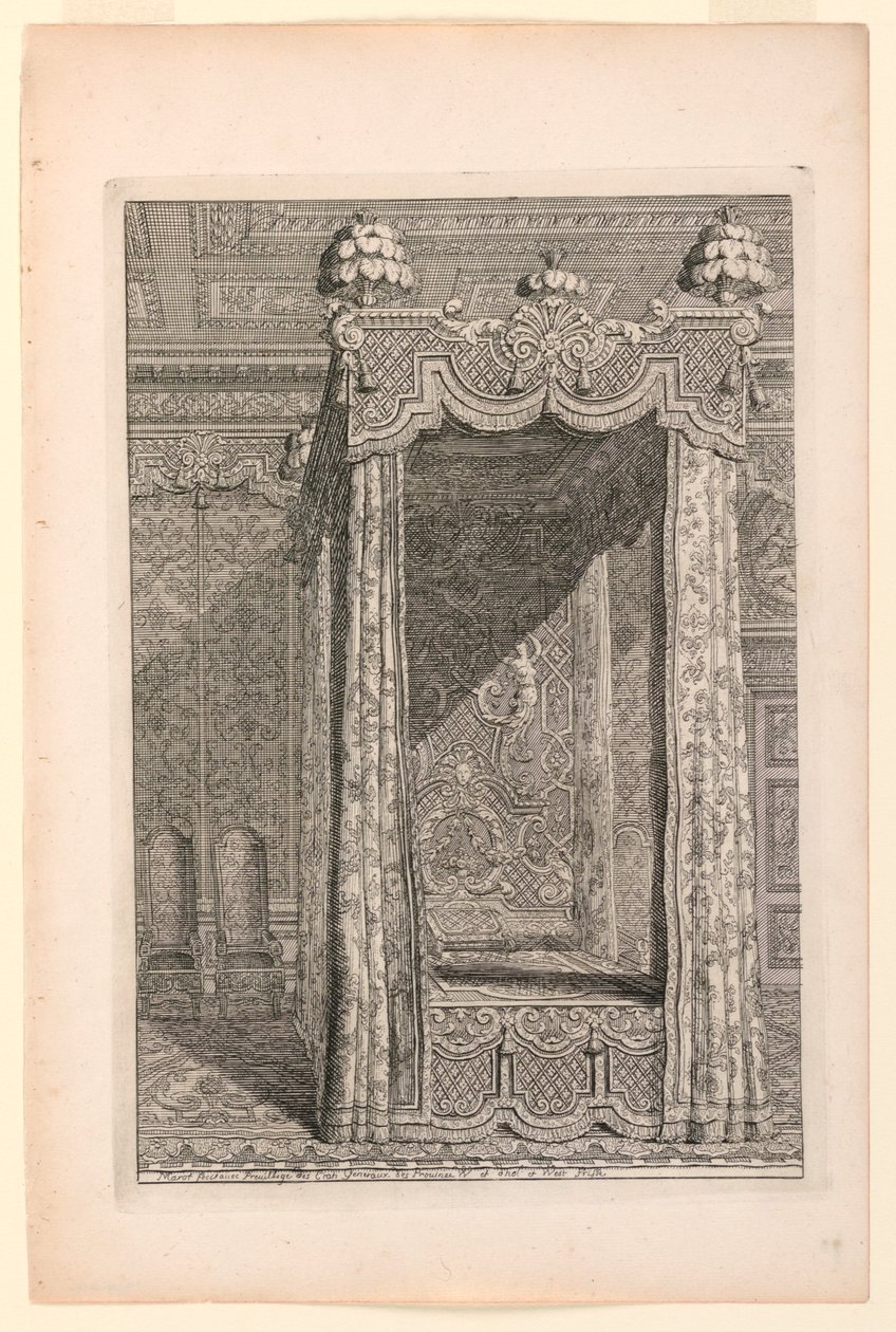 Diseño para la cámara de estado, en Second Livre d