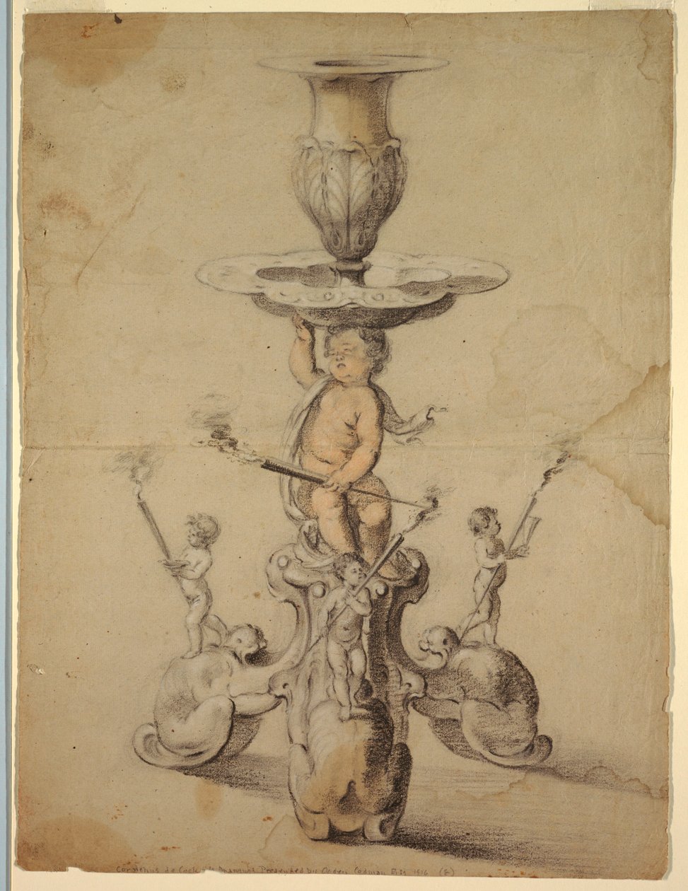 Diseño para un candelabro de Unbekannt
