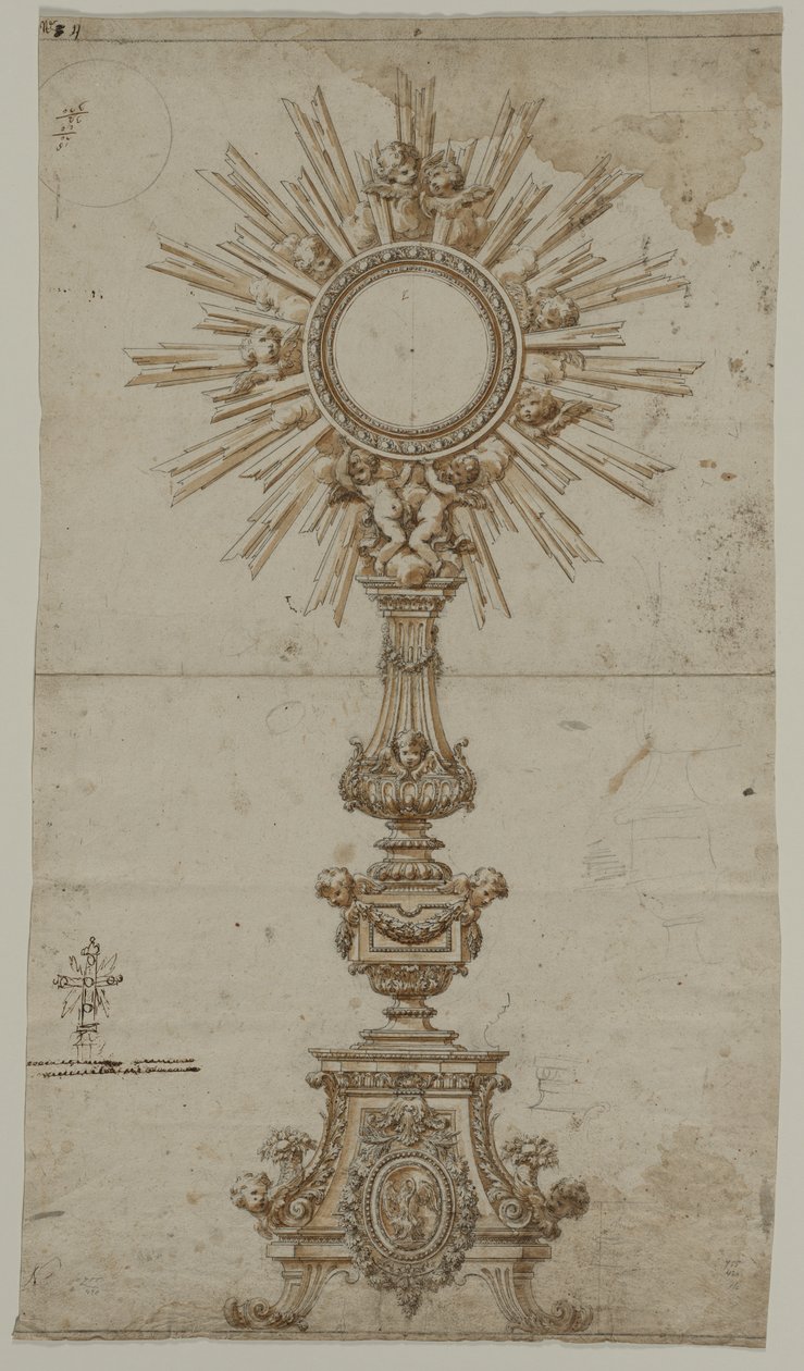 Diseño para una custodia de Unbekannt
