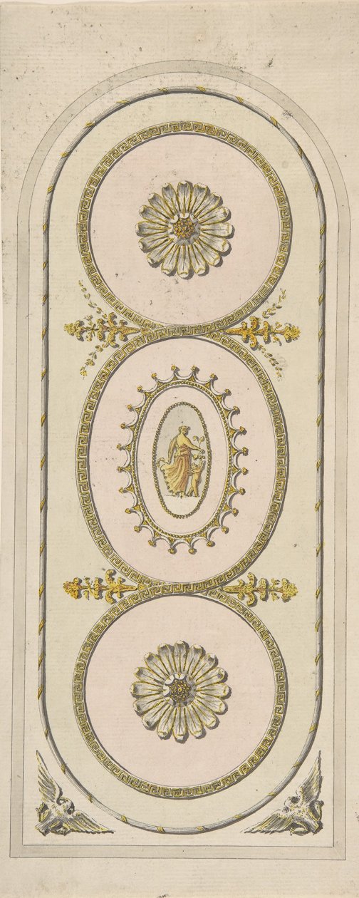 Diseño para un panel, 1748-92 de Unbekannt