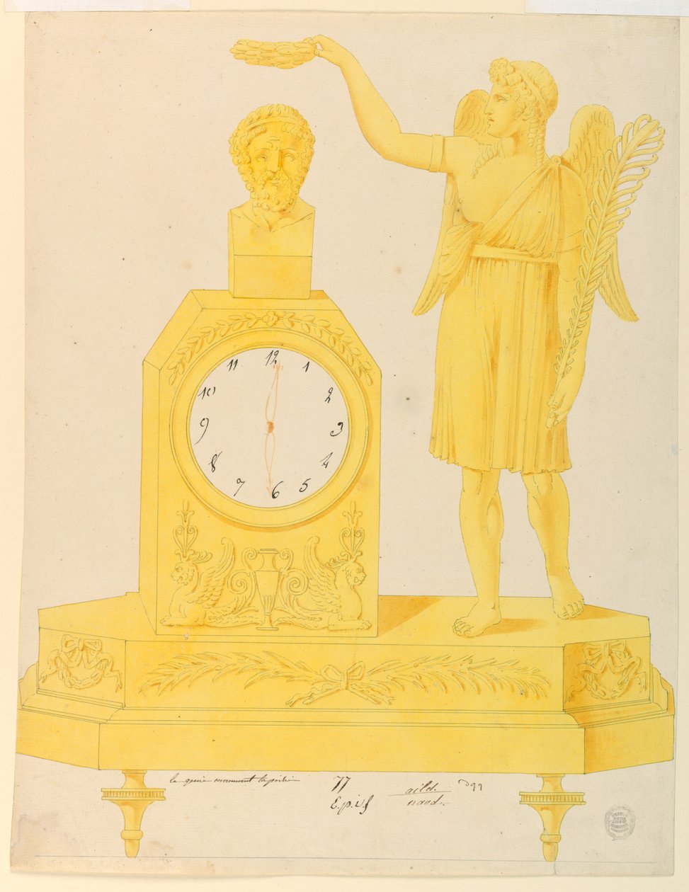 Diseño para un reloj de Unbekannt