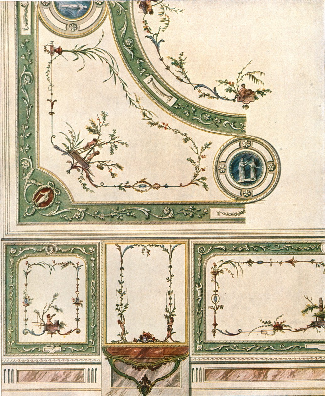 Diseño para decoración de techo, Italia, 1928 de Unbekannt