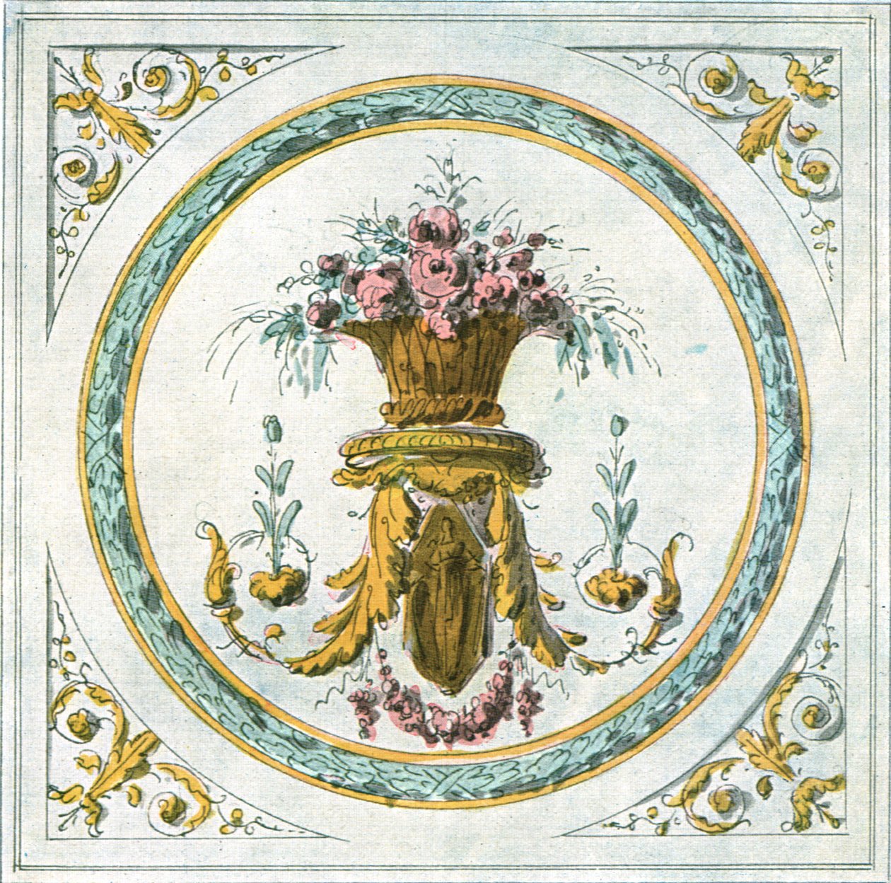 Diseño para decoración interior, Francia, 1928 de Unbekannt