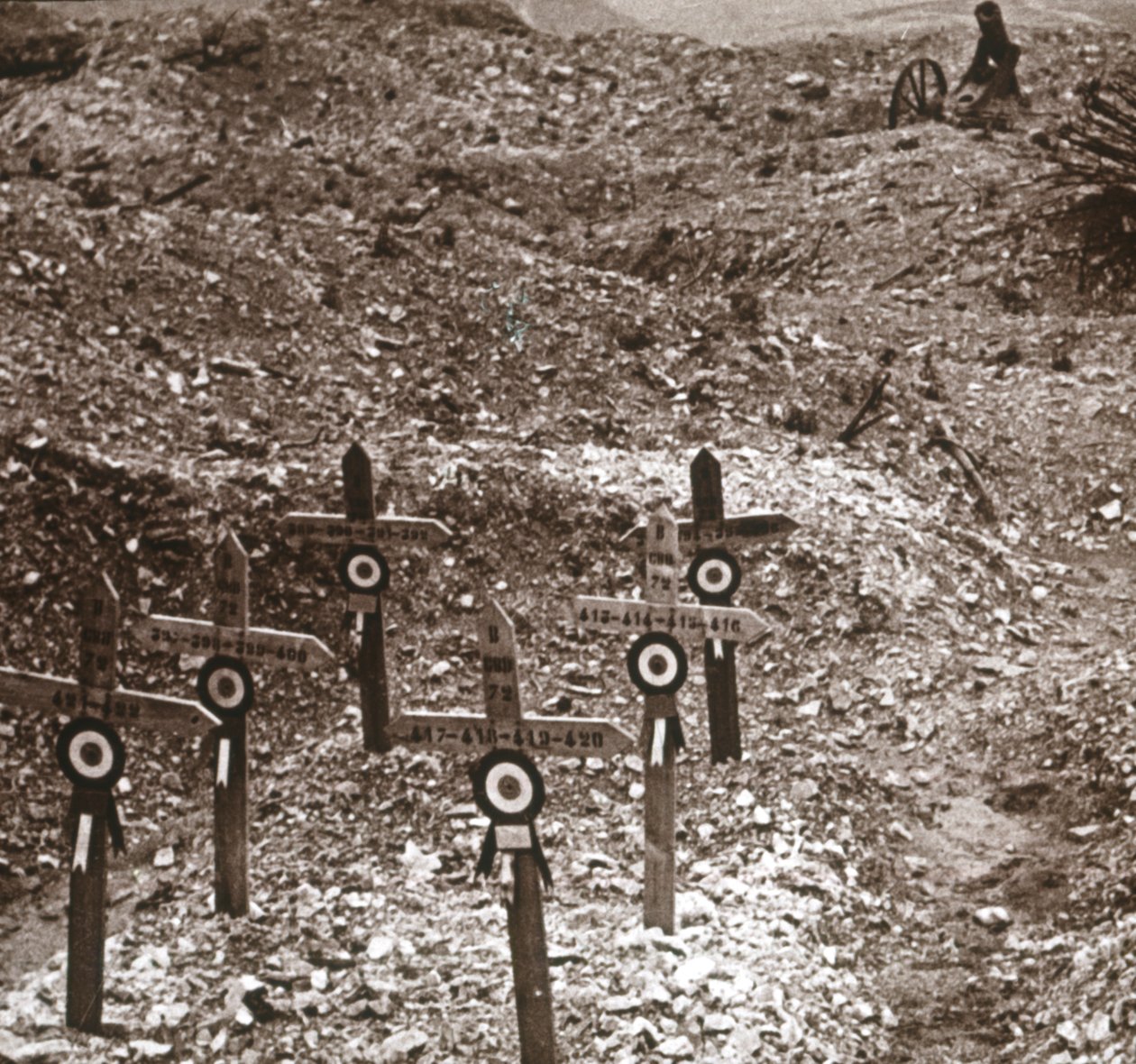 Batería destruida, Fuerte Vaux, norte de Francia, c. 1914-c. 1918 de Unbekannt