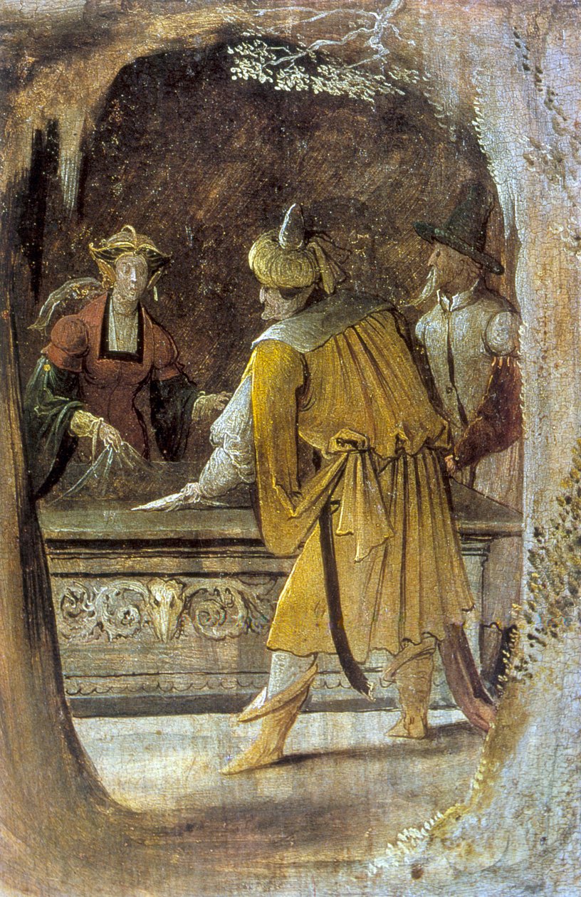 (detalle) del retablo de San Antonio de Unbekannt