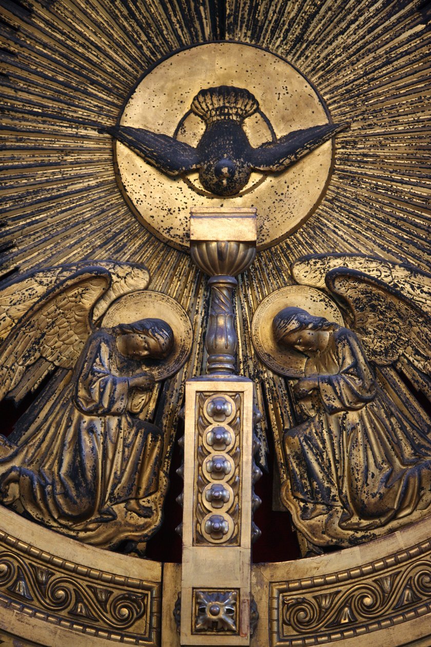 Detalle del iconostasio de la iglesia búlgara de San Esteban de Unbekannt