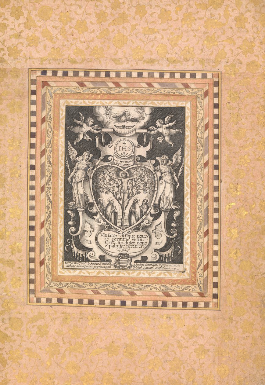 Escena devocional, folio del Álbum Bellini, ca. 1600 de Unbekannt