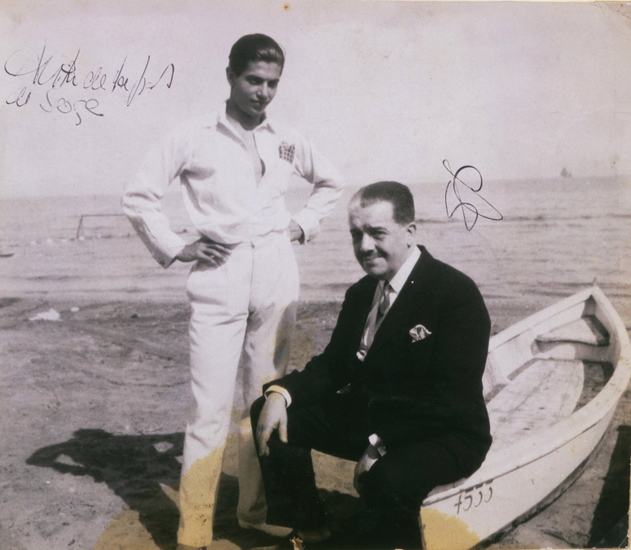 Diaghilev y Lifar de Unbekannt
