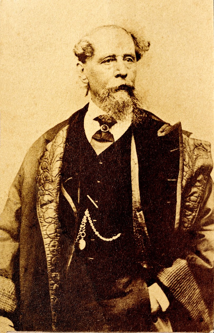 Carte de visite de Dickens de Unbekannt