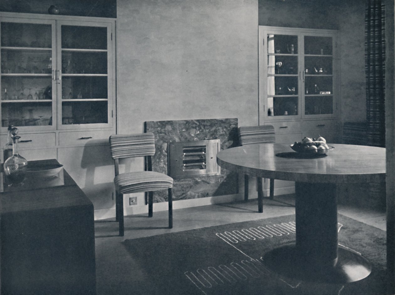 Comedor para una casa en Highgate Village, Londres, 1936 de Unbekannt