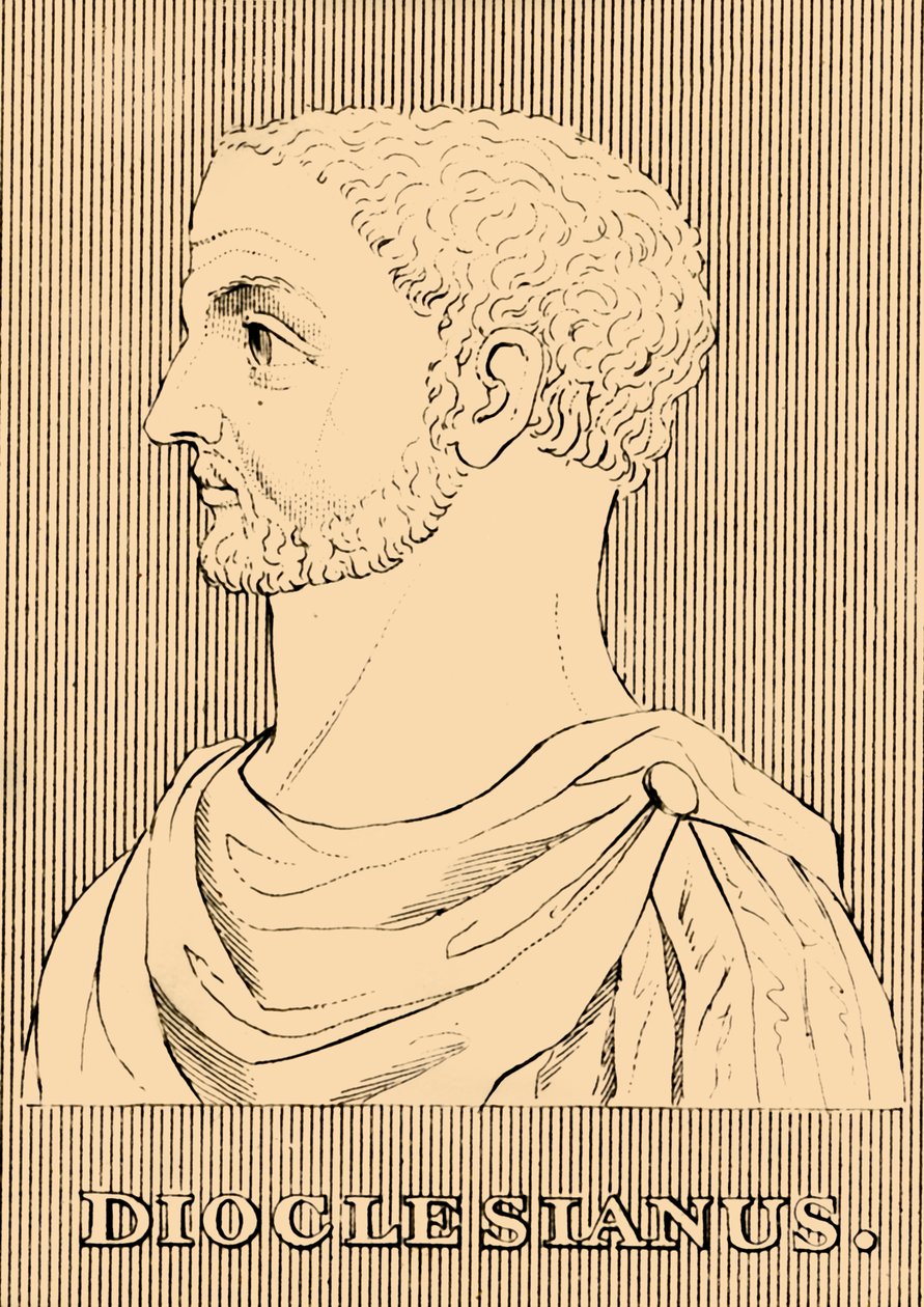 Diocleciano, 244-311, 1830 de Unbekannt