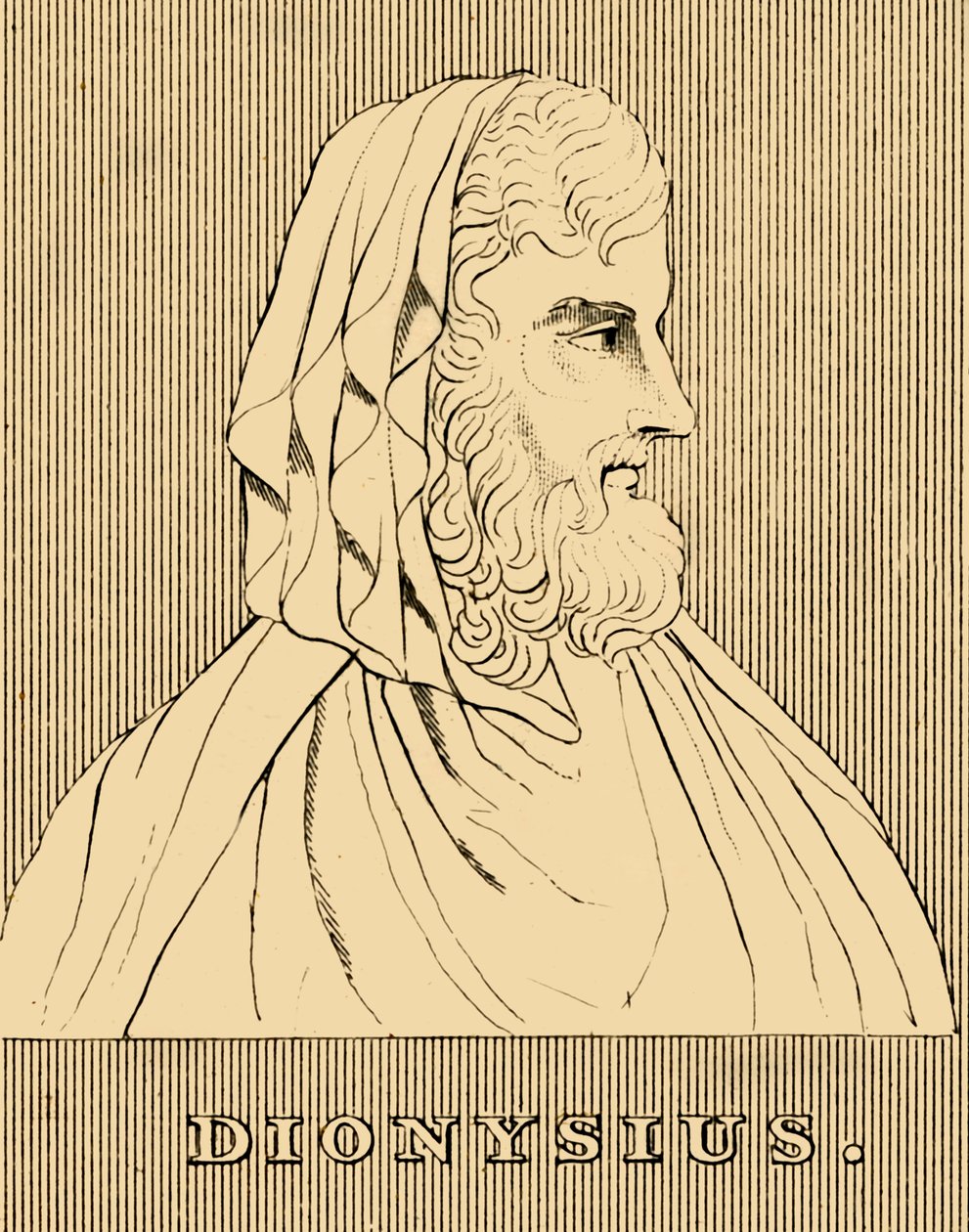 Dionisio, c. 432-367 a.C., 1830 de Unbekannt