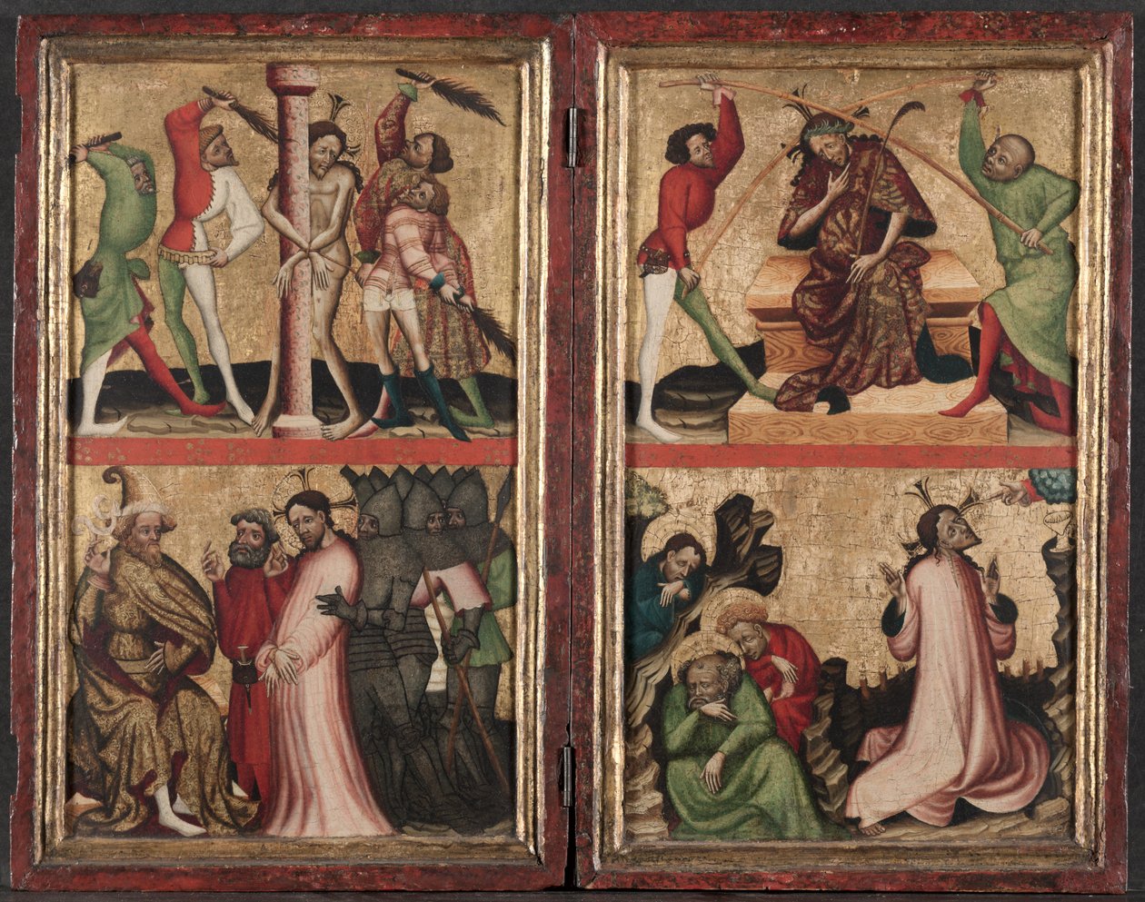 Díptico con la Pasión de Cristo, c. 1400 de Unbekannt