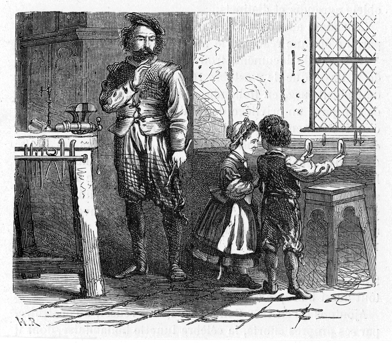 Descubrimiento del principio del telescopio, siglo XVII 1863 de Unbekannt