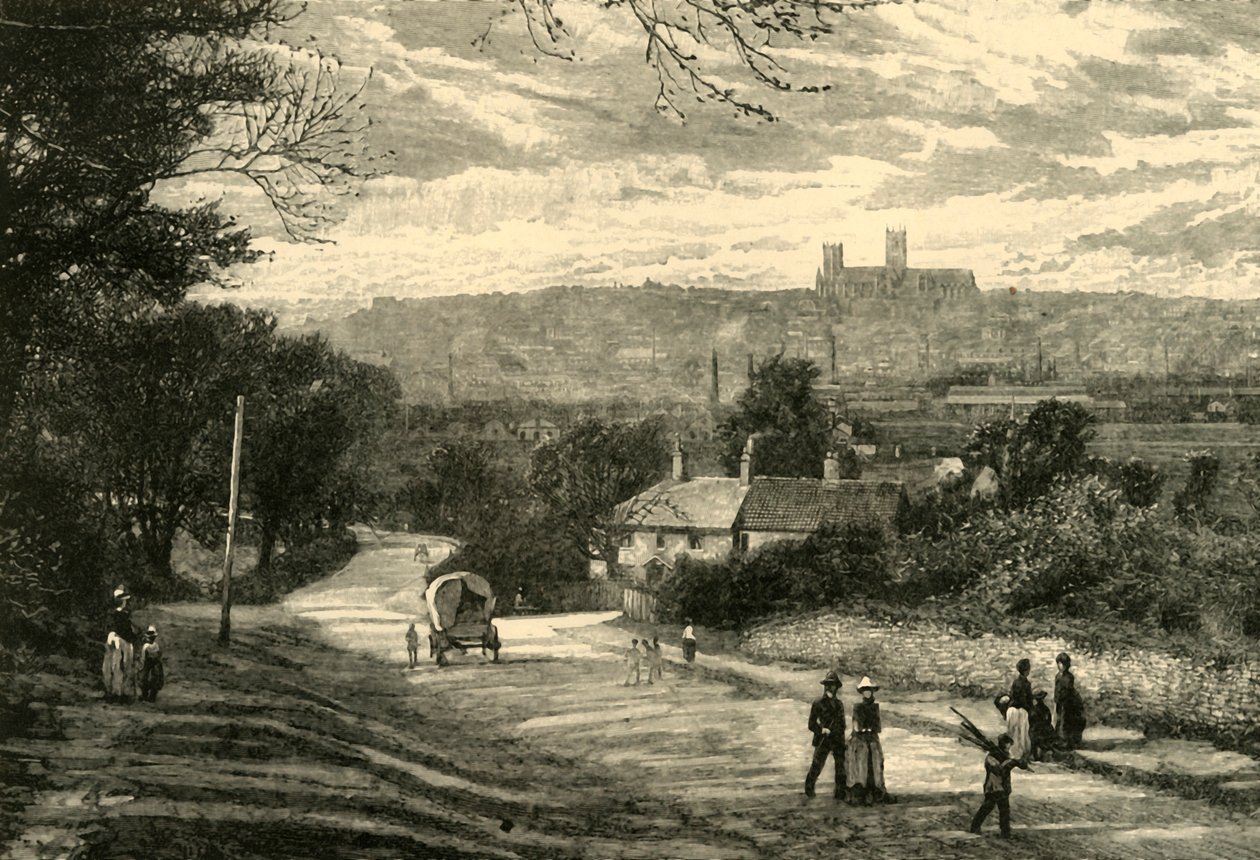 Vista distante de Lincoln, 1898 de Unbekannt