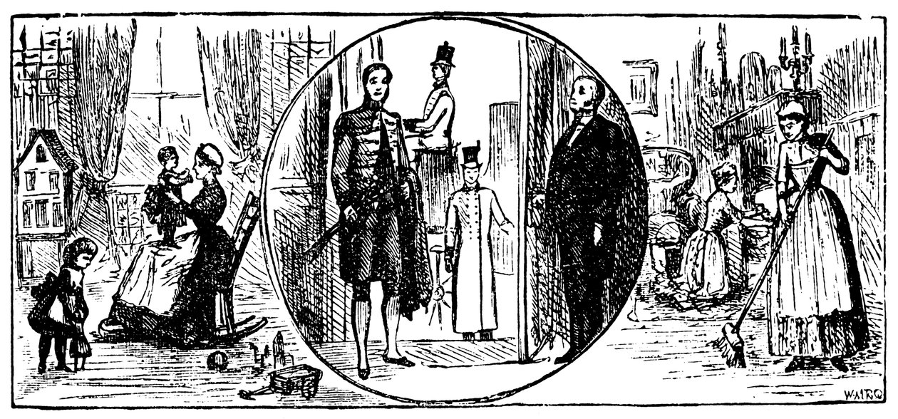 Sirvientes domésticos, 1901 de Unbekannt