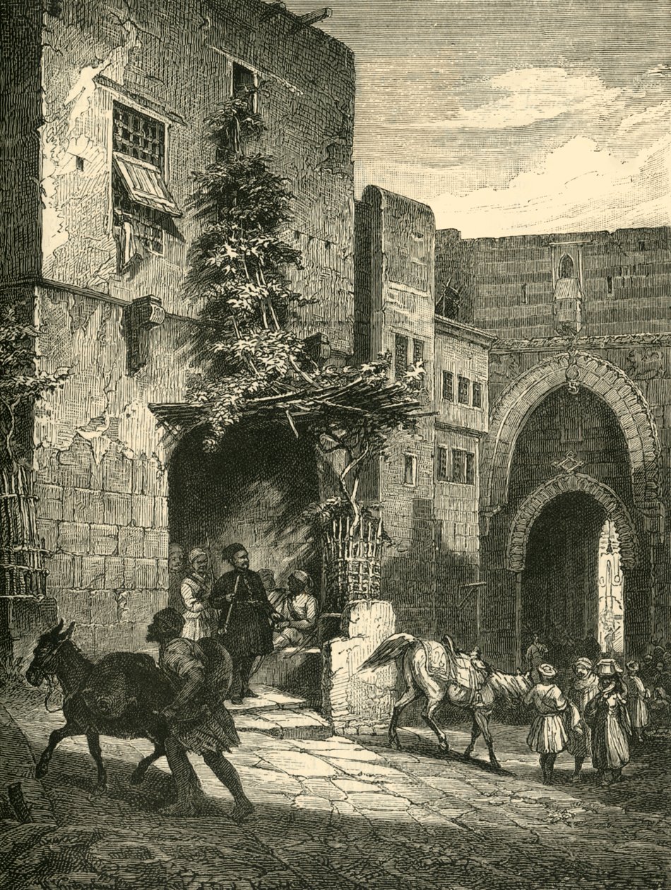 Puerta de los mamelucos, La Ciudadela, El Cairo, 1890 de Unbekannt