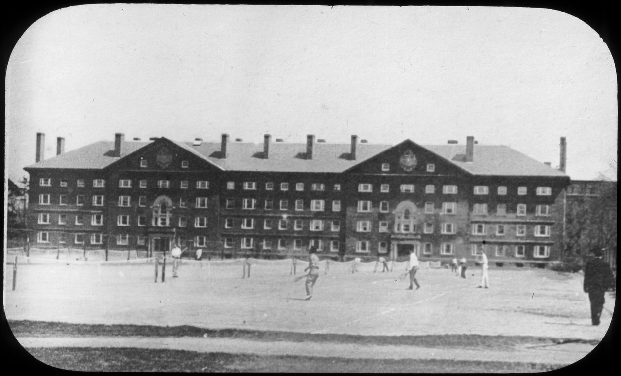 Edificio del Dormitorio, Universidad de Harvard, Massachusetts, EE.UU., finales del siglo XIX o principios del XX de Unbekannt