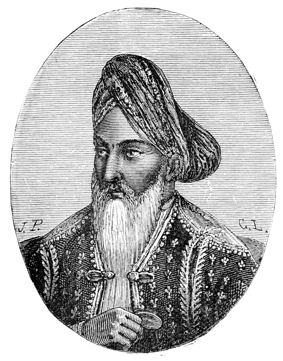 Dost Mahommed Khan, gobernante de Afganistán, siglo XIX de Unbekannt