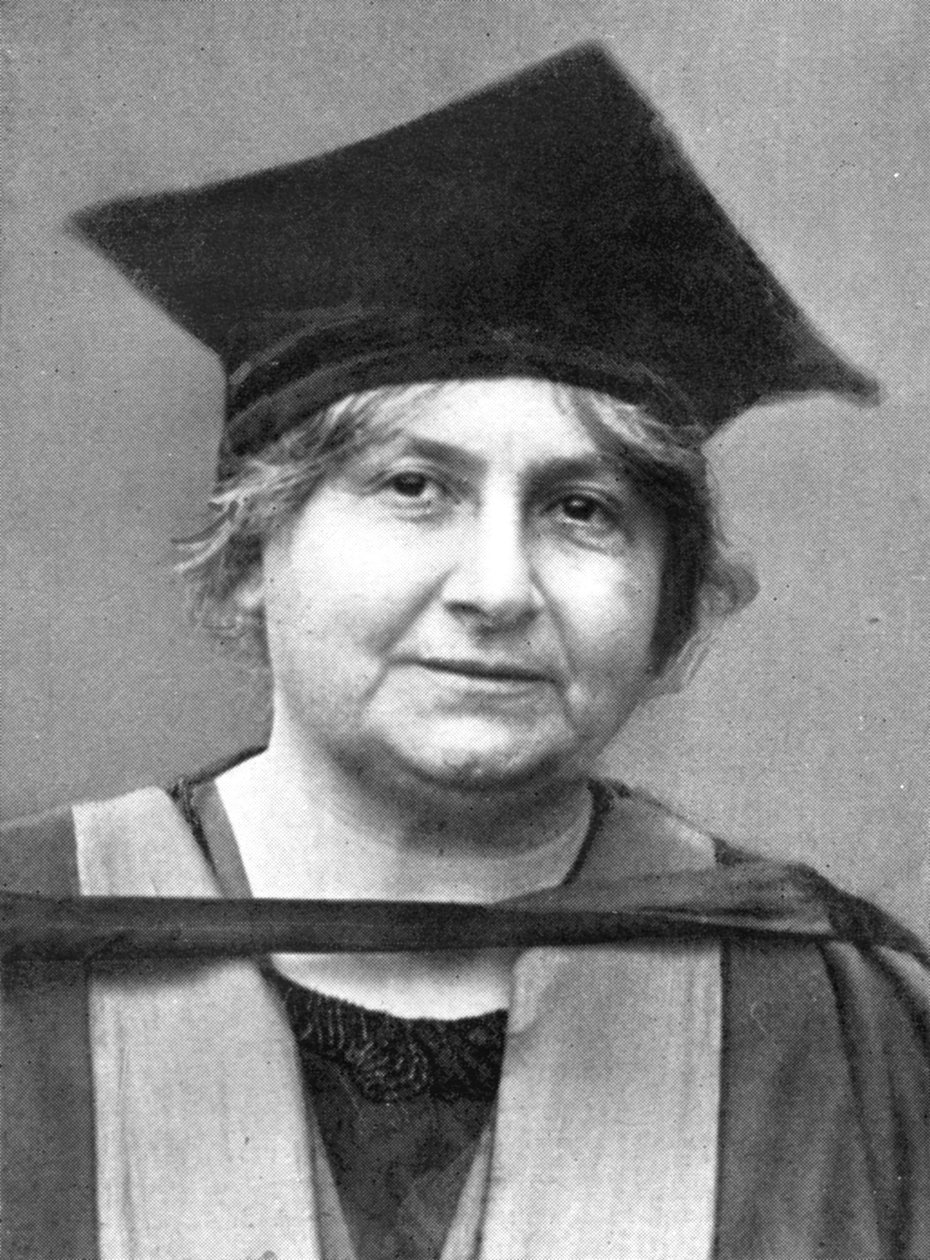 Dra. Maria Montessori 1870-1952, filósofa italiana, 1926 de Unbekannt
