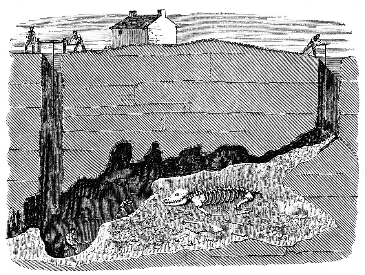 Mina de Plomo Dream, cerca de Wirksworth, Derbyshire, 1881 de Unbekannt