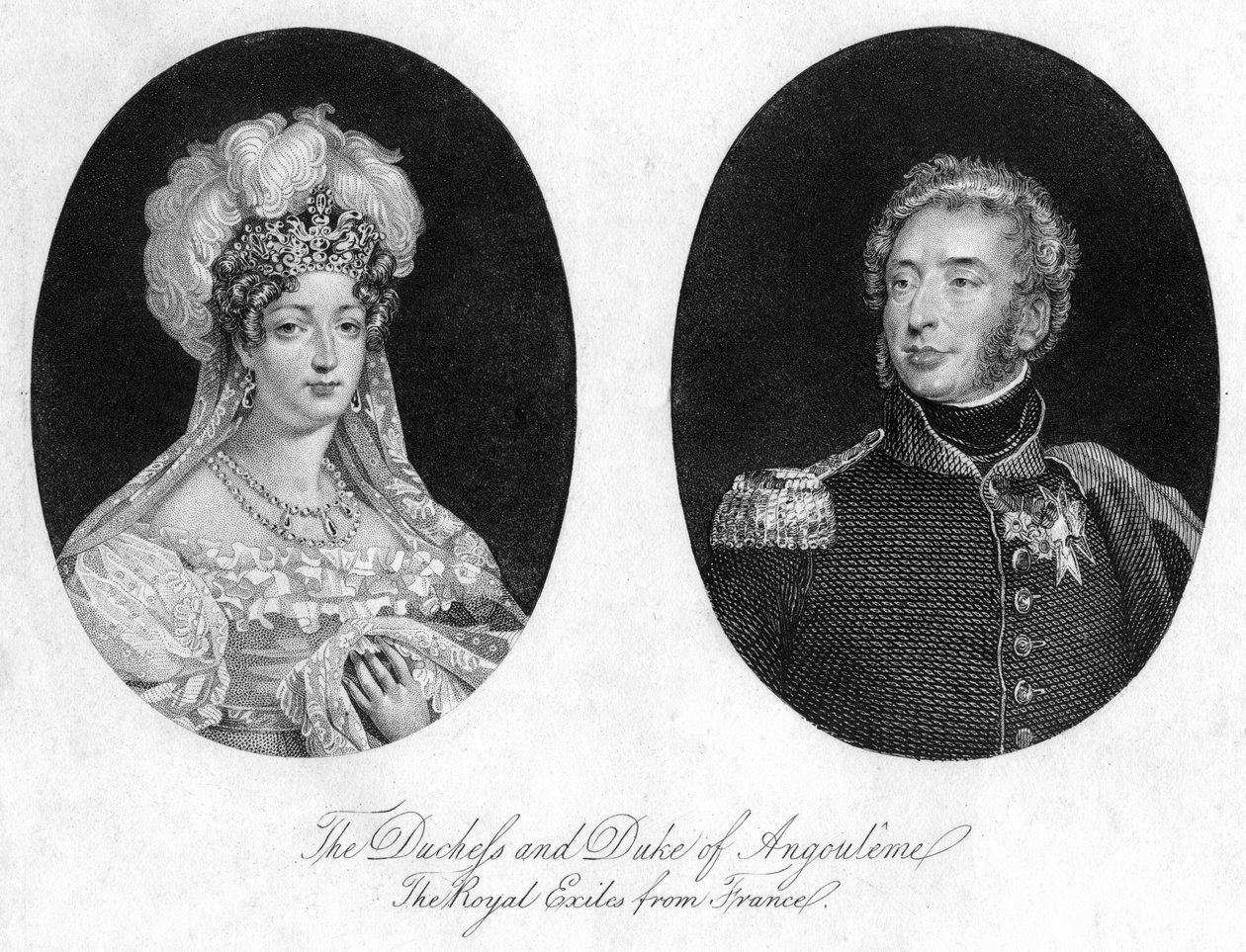 Duque y Duquesa de Angulema de Unbekannt