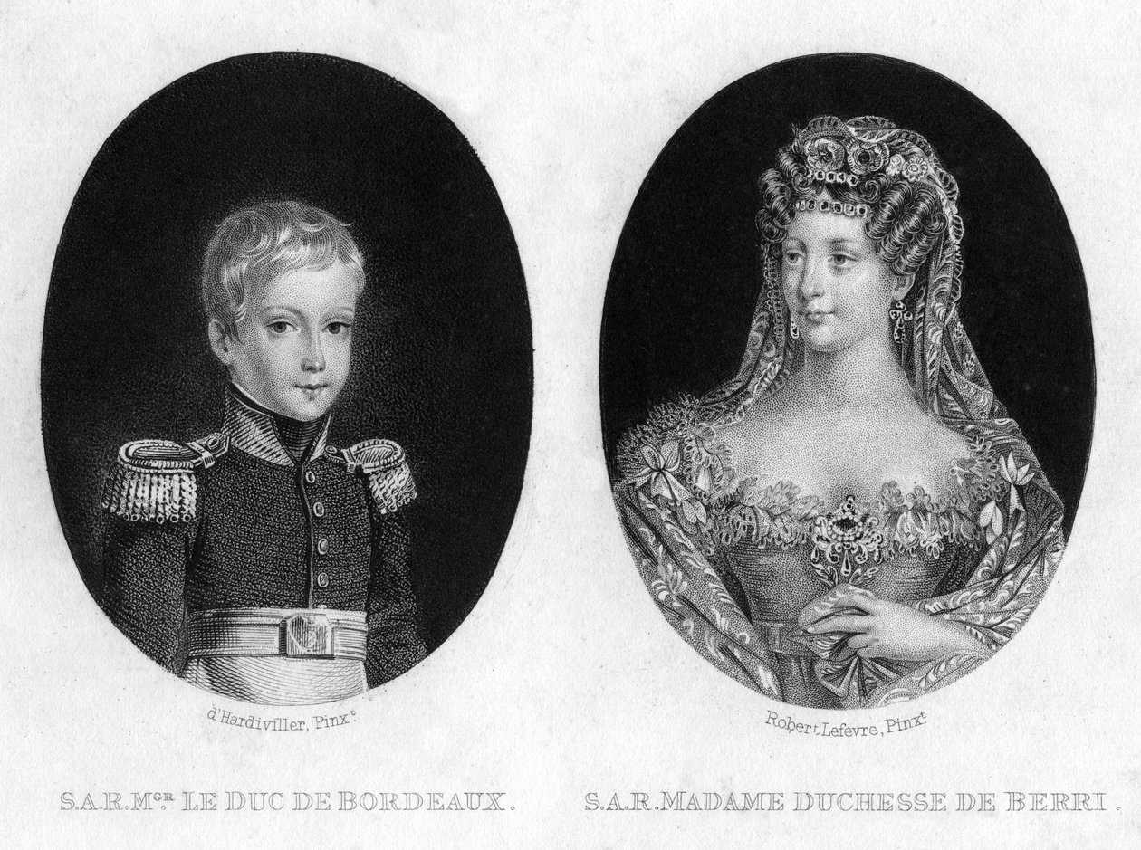 Duque de Burdeos y la Duquesa de Berri de Unbekannt