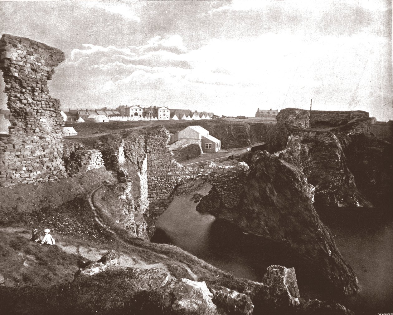 Castillo de Dunbar, East Lothian, Escocia, 1894 de Unbekannt