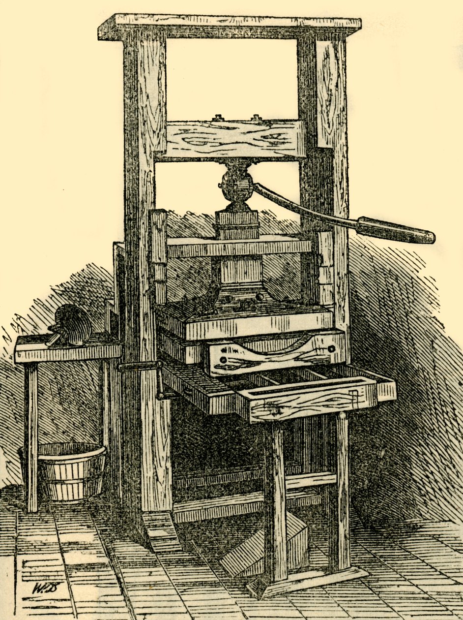 Duplicado de la Prensa de Franklin, 1881 de Unbekannt