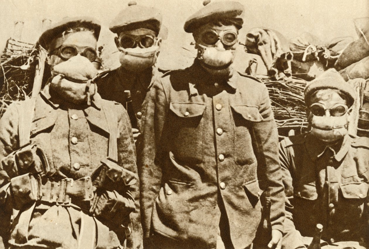 Primeras máscaras de gas, Primera Guerra Mundial, 1915, 1935 de Unbekannt