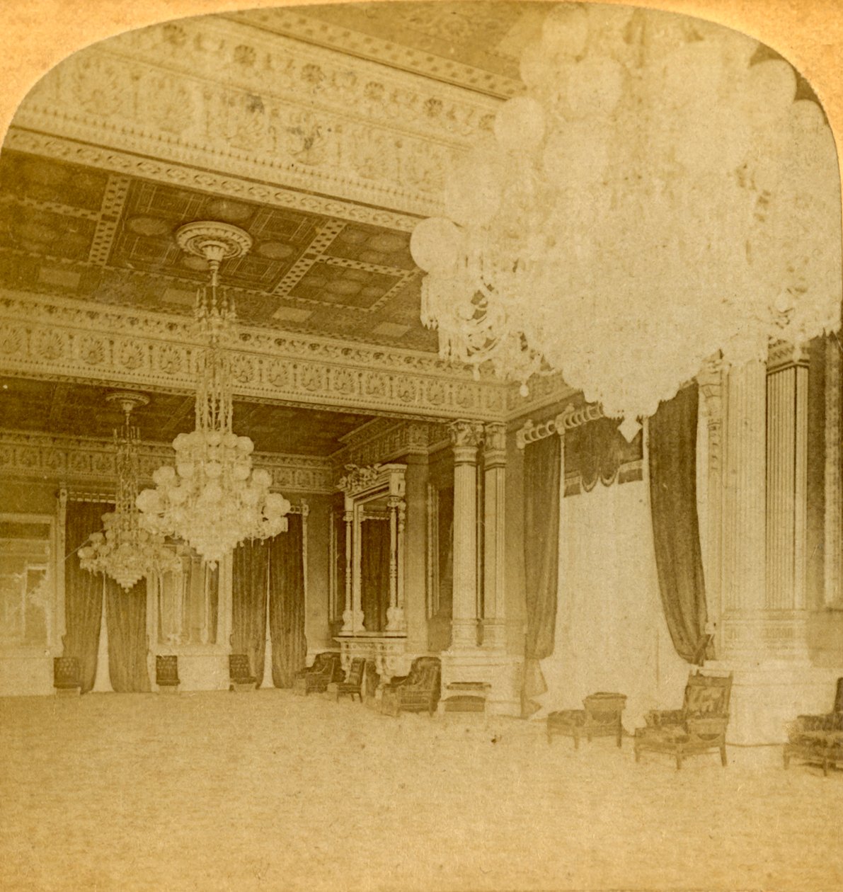 Sala Este en la Mansión del Presidente, Washington, D.C. EE.UU., 1900 de Unbekannt