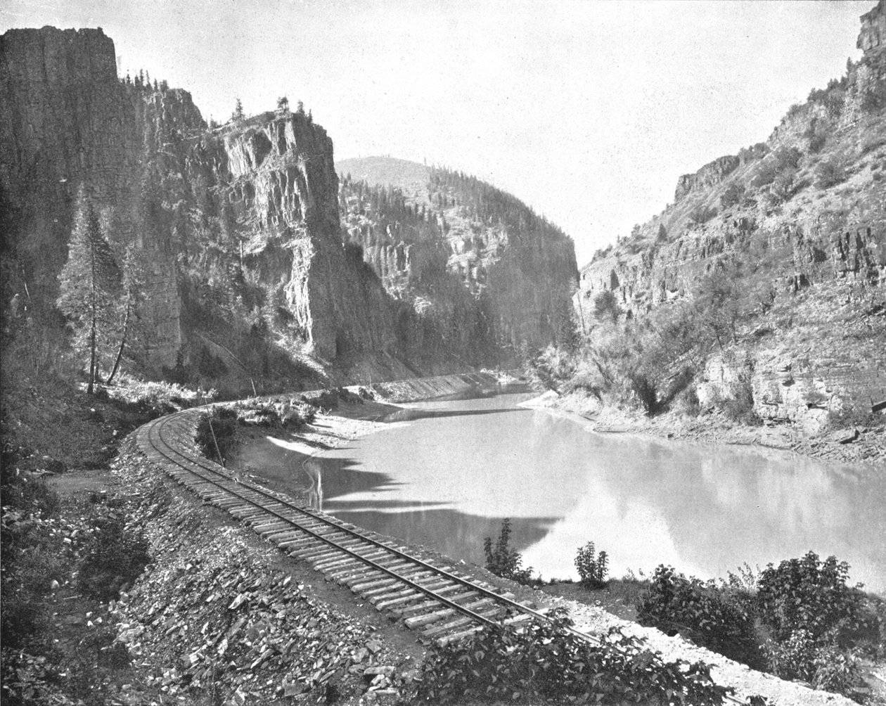 Acantilados Echo, Cañón del Río Grande, Colorado, EE.UU., c1900 de Unbekannt