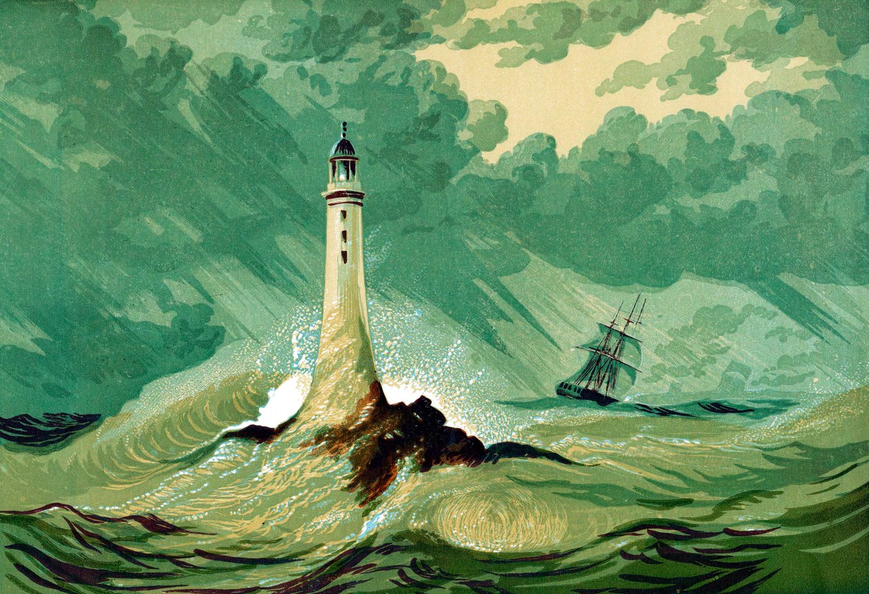 Faro de Eddystone, c. 1850 de Unbekannt
