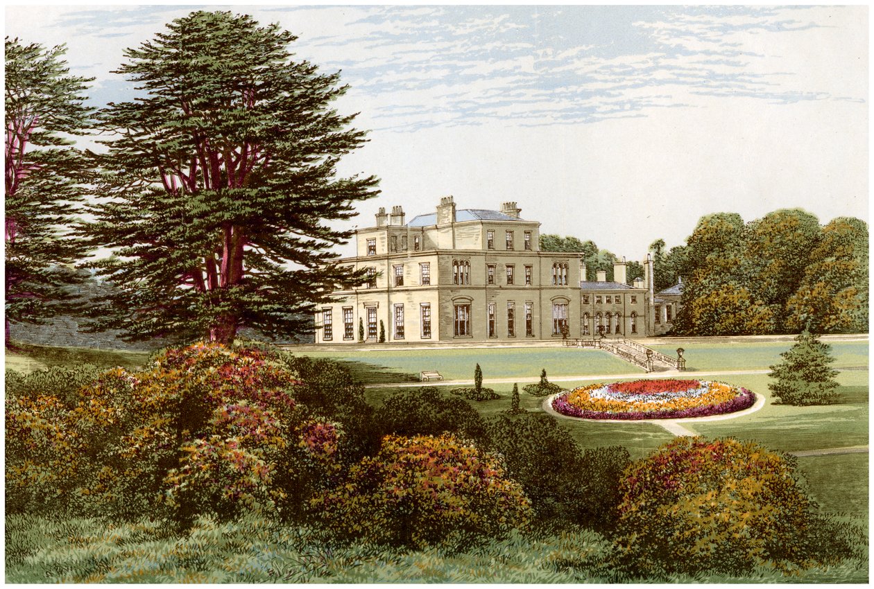 Eden Hall, Cumberland, hogar del Baronet Musgrave, c1880 de Unbekannt
