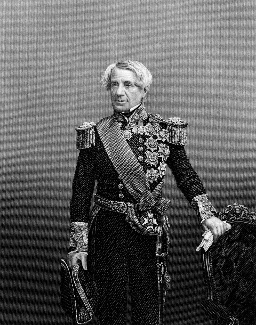 Edmund Lyons, 1er Barón Lyons, comandante naval británico, c1860 de Unbekannt