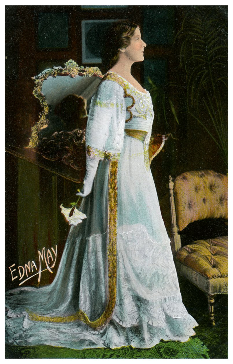 Edna May, actriz y cantante estadounidense, c1900-1919 de Unbekannt