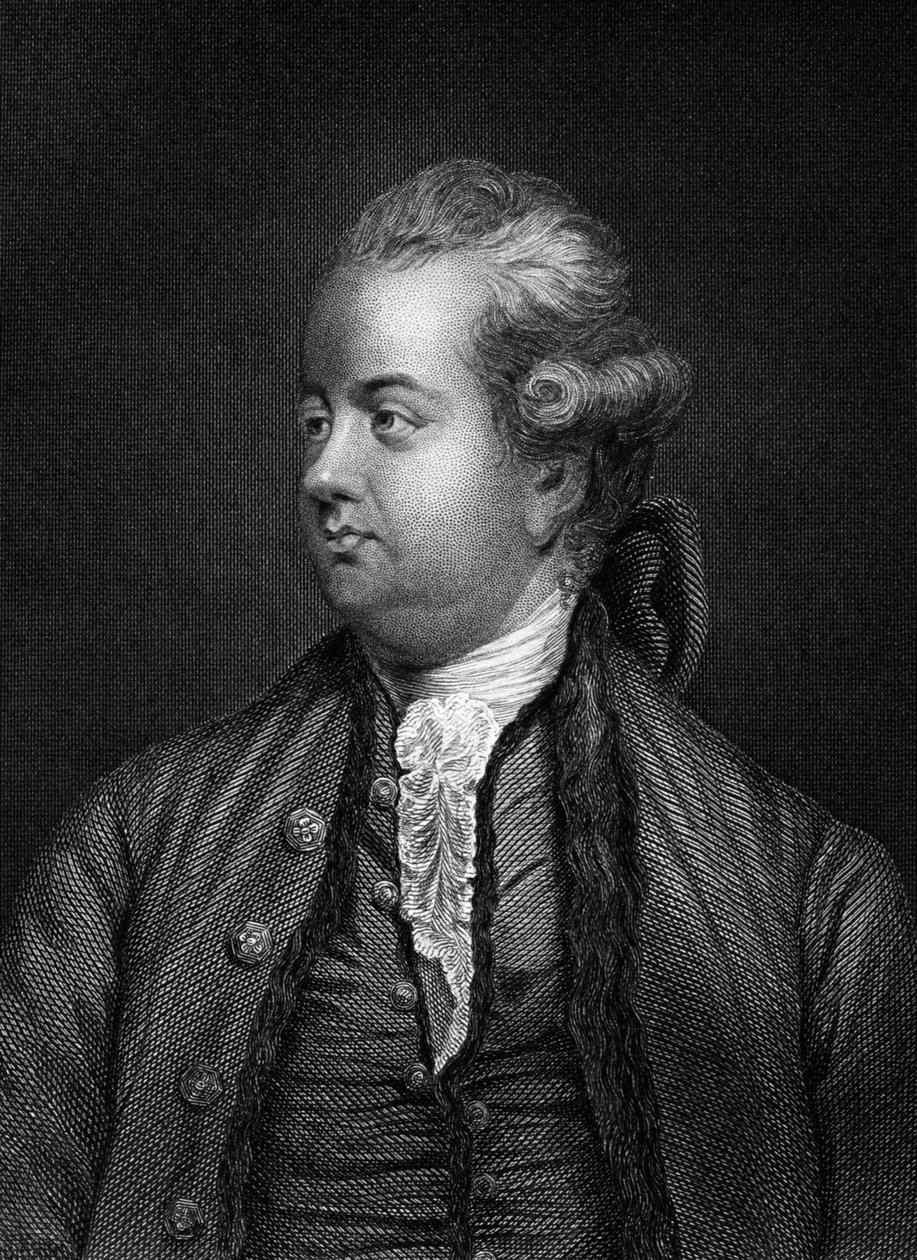 Edward Gibbon, historiador británico, siglo XIX de Unbekannt