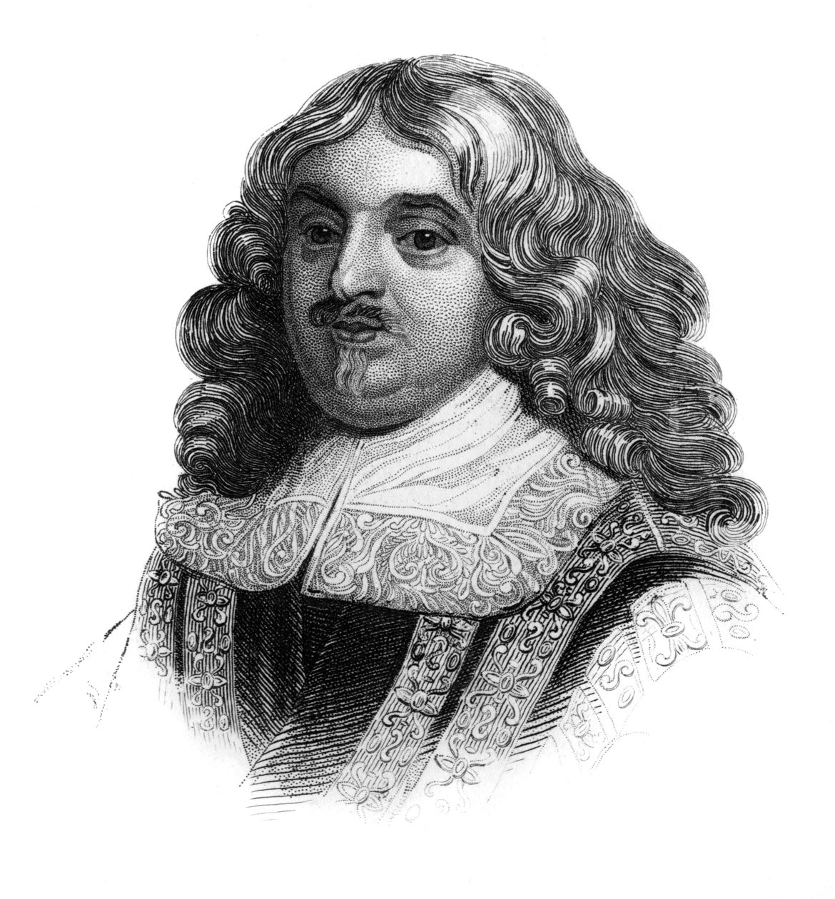 Edward Hyde, primer conde de Clarendon, historiador y estadista inglés del siglo XVII, c1850 de Unbekannt