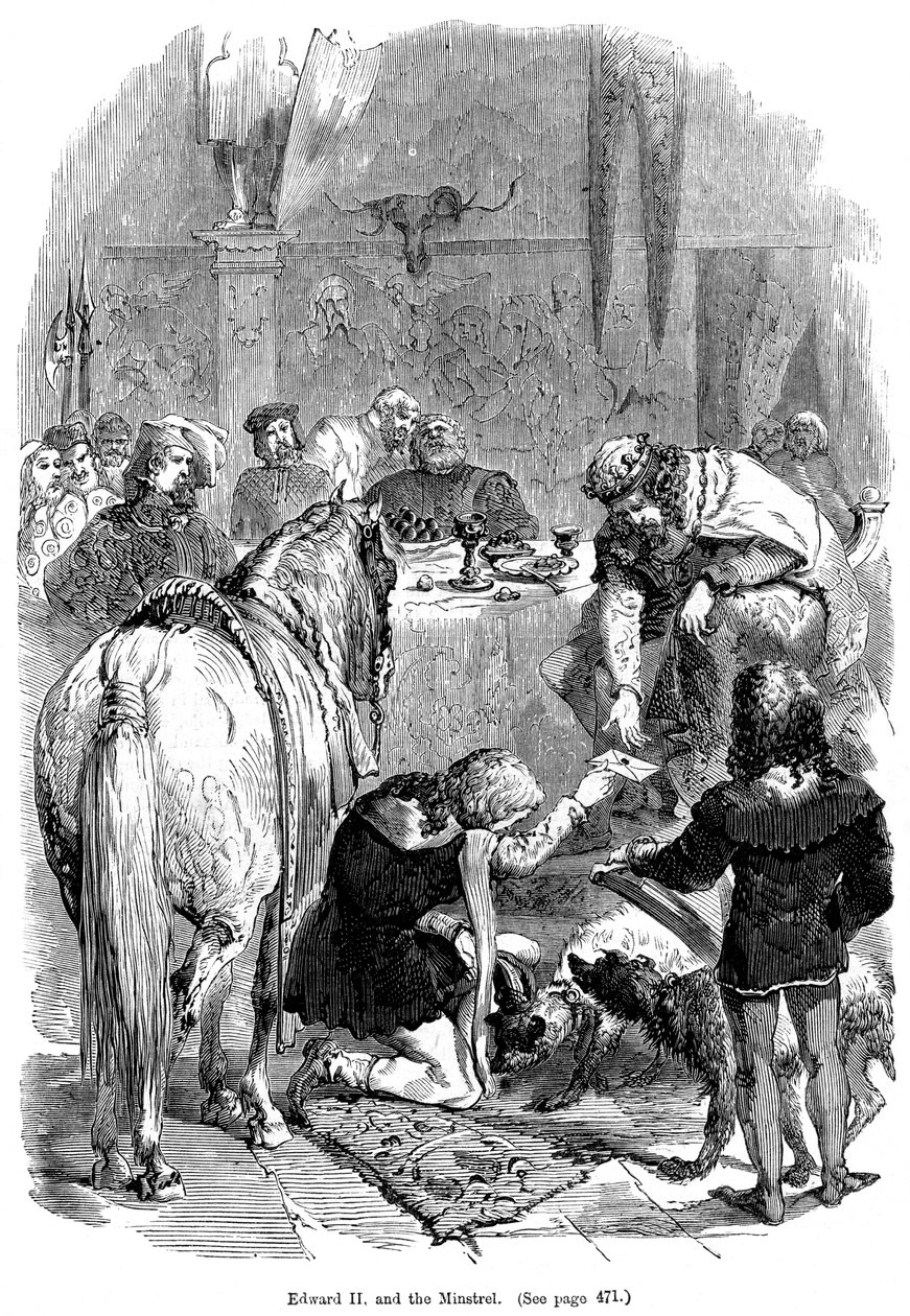 Eduardo II y el juglar de Unbekannt