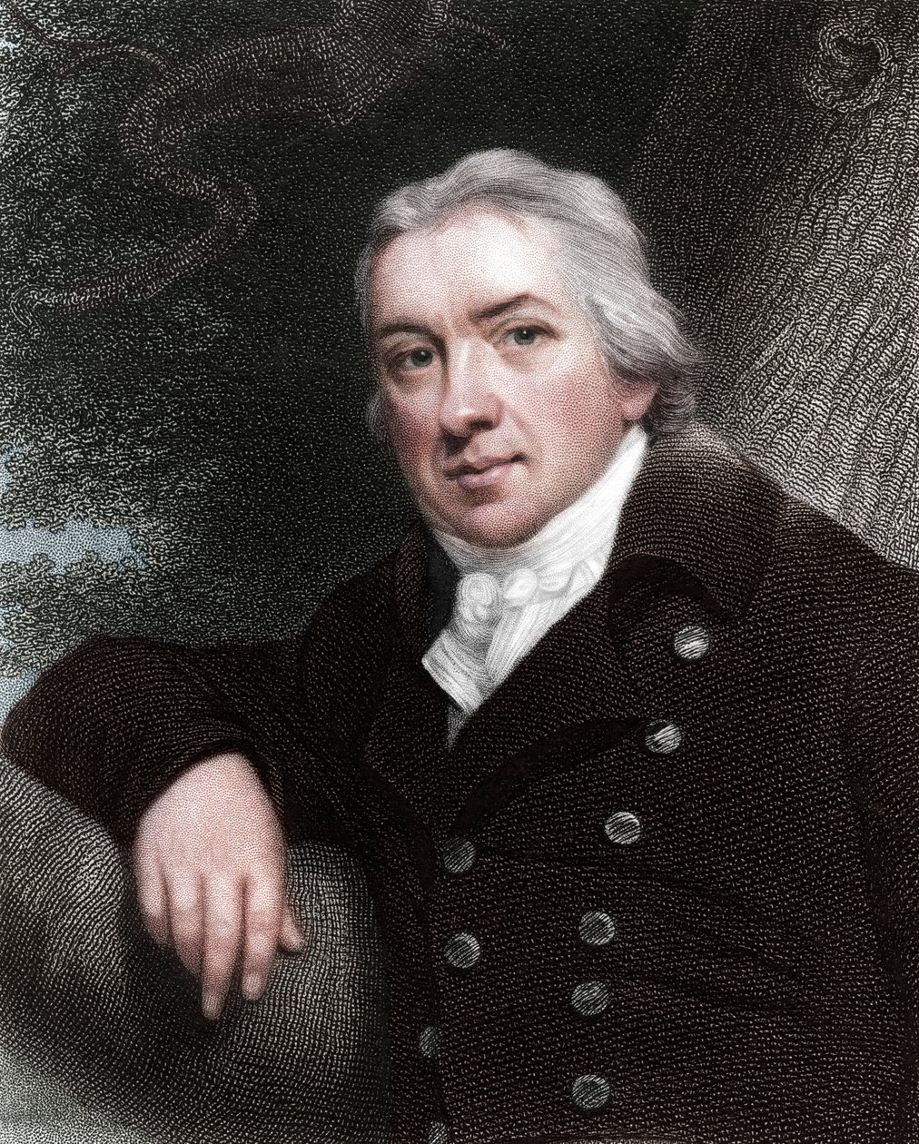 Edward Jenner, médico inglés, 1837 de Unbekannt