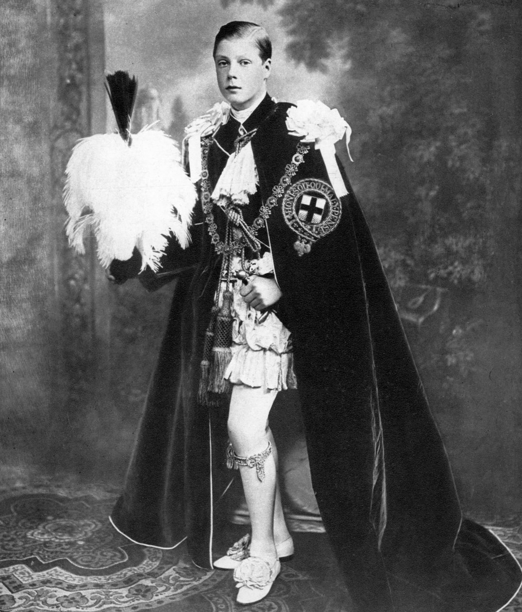 Eduardo, Príncipe de Gales como Caballero de la Jarretera, principios del siglo XX de Unbekannt
